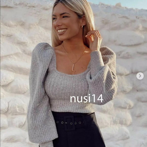 Zara wool blend knit sweater - Picture 2 of 5